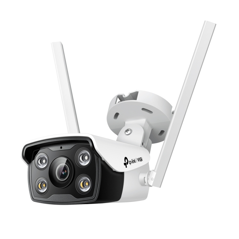 TP-LINK VIGI 4MP Outdoor Full-Color Wi-Fi Bullet Network Camera, 4 mm (VIGI-C340-W-4)