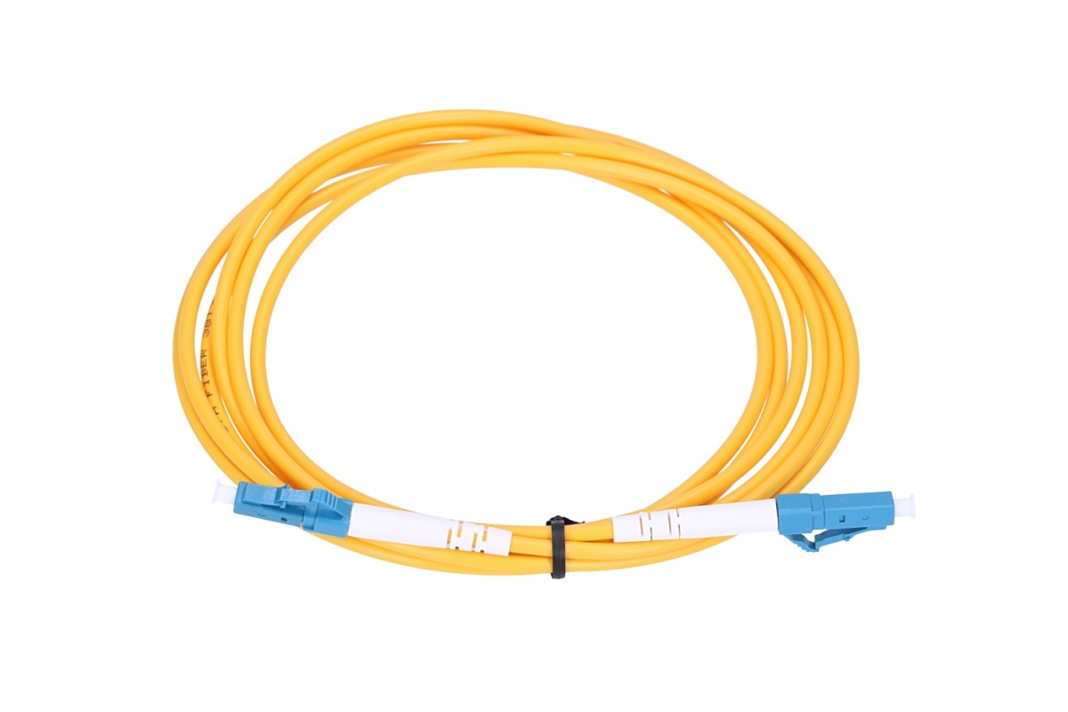 EXTRALINK 2 m ilgio optinis laidas su jungtimis abiejuose galuose LC/UPC-LC/UPC SM SIMPLEX 3.0MM (EL-LCUPC-LCUPC-3-2)