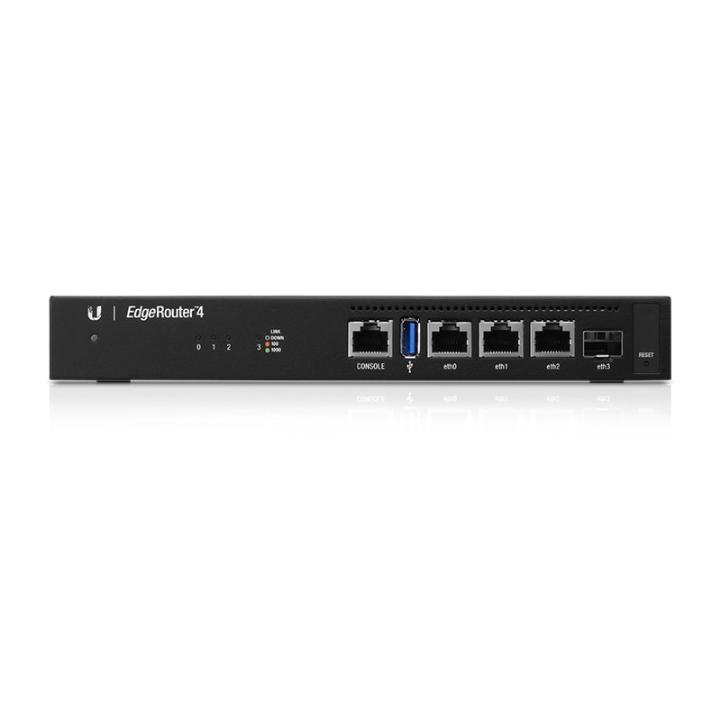 UBIQUITI Gigabit maršrutizatorius su 1 SFP prievadu, EdgeRouter™ 4 (ER-4)