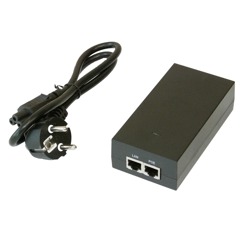 NETONIX 54 VDC, 1.5A Gigabitinis „PoE“ adapteris (NPOE-54V-80W)