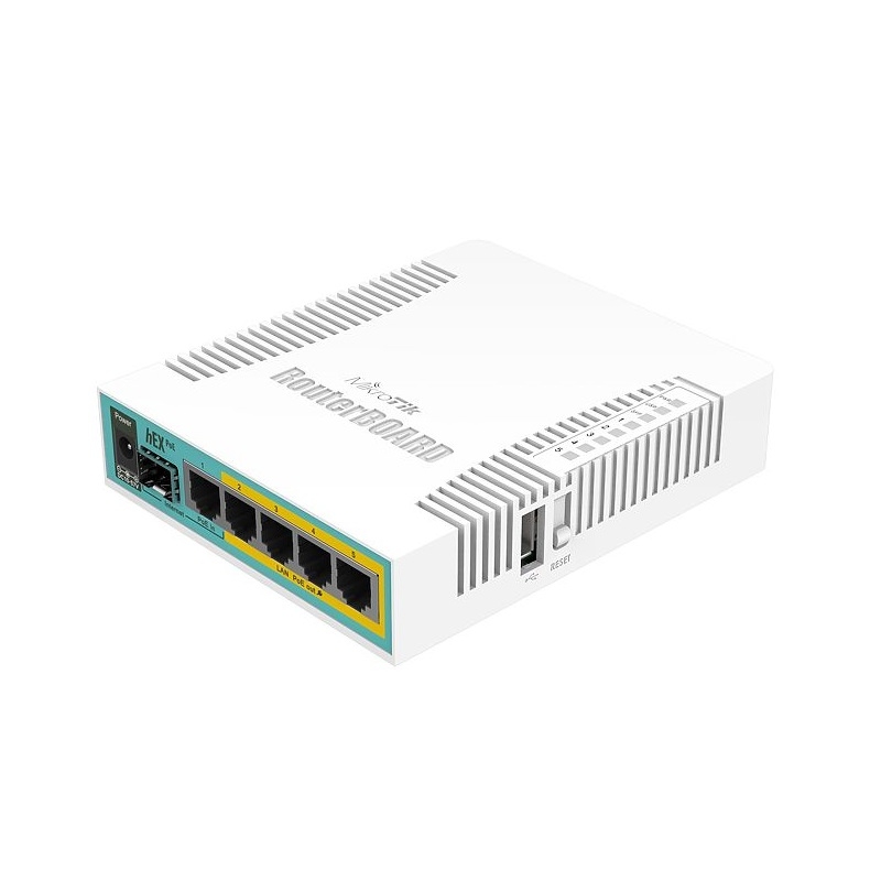 MIKROTIK RouterBOARD hEX POE (RB960PGS) (RouterOS lygis 4)