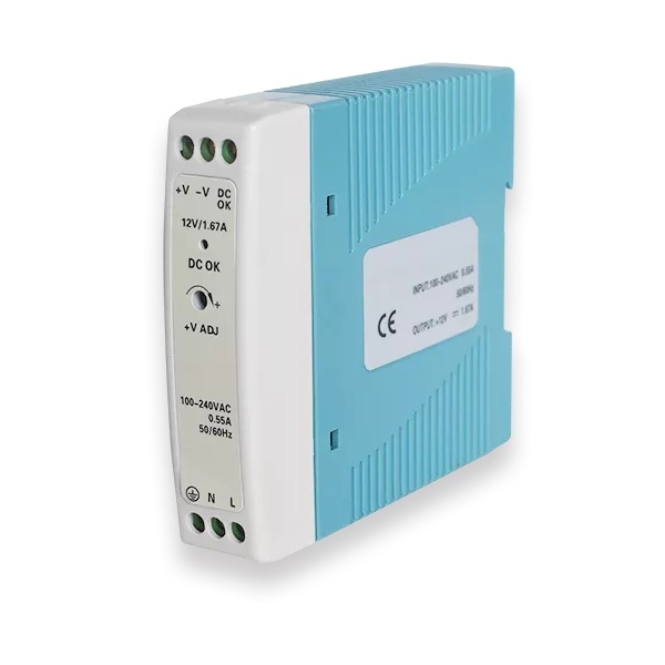 TELTONIKA WEHO DIN Rail Maitinimo šaltinis 12V 20W 1.67A, 000-00770 (TLT-000-00770)