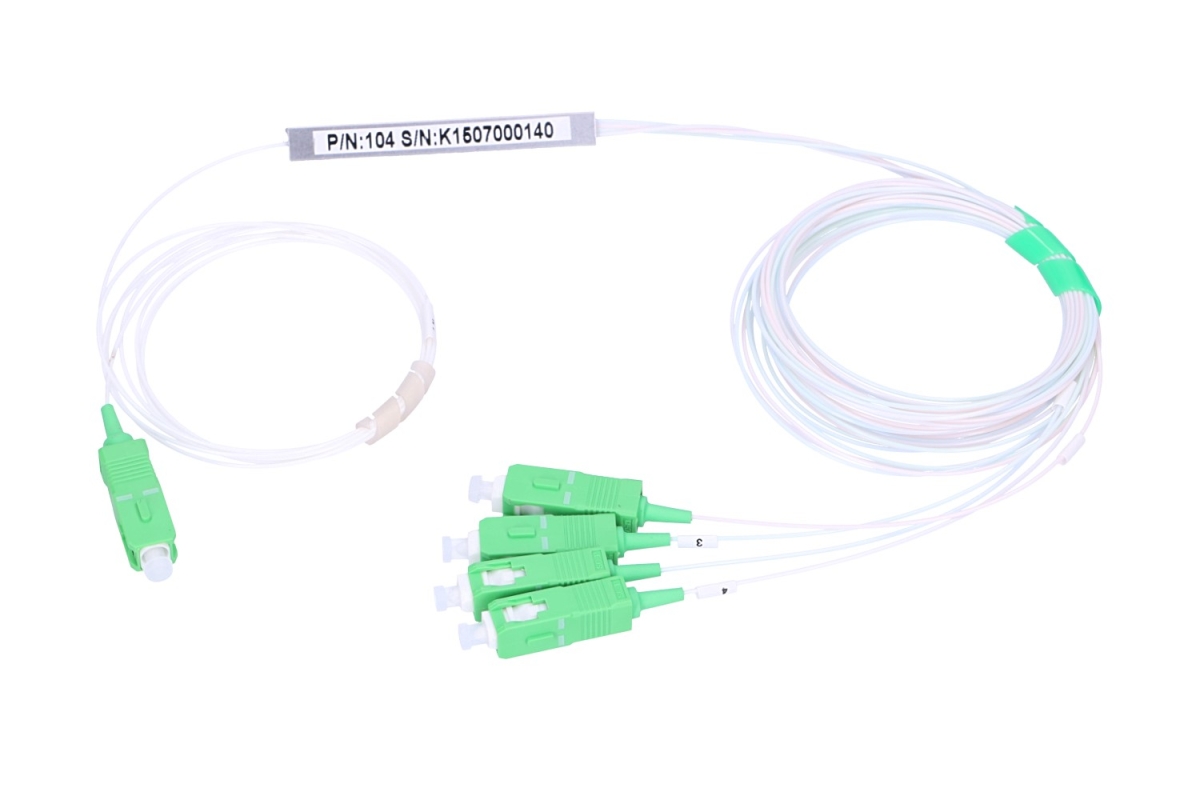 EXTRALINK  1:4 PLC Optinis daliklis SC/APC 900UM (EL-SCAPC-SPLT-1-4)