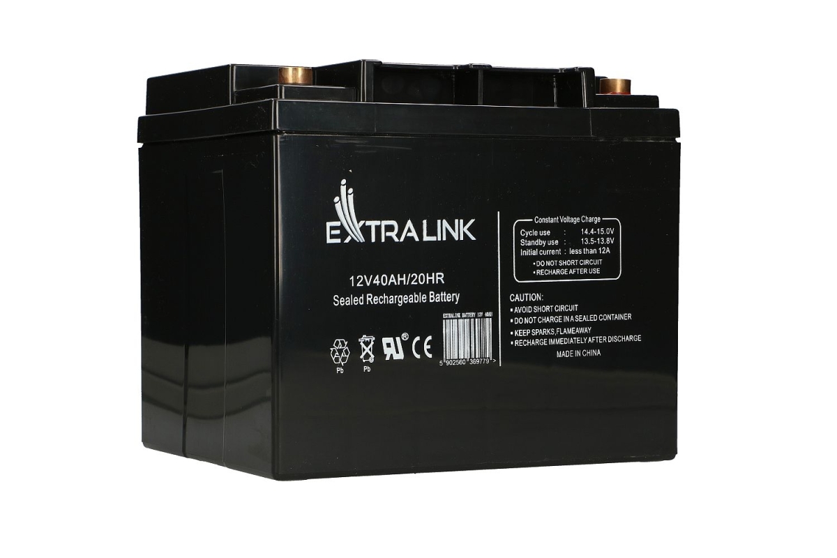 EXTRALINK AGM 12V 40Ah akumuliatorius/baterija (EL-AGM-BAT-12V-40AH)