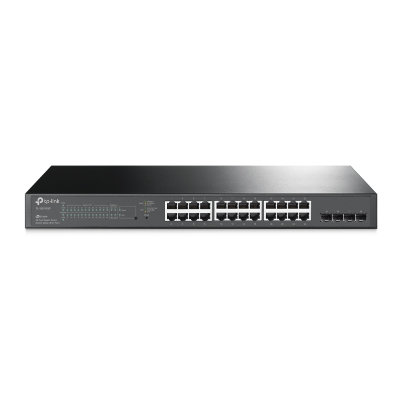 TP-LINK JetStream 28-Port Gigabit Smart Switch with 24-Port PoE+ (SG2428P)