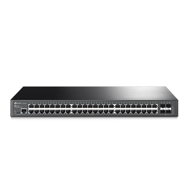 TP-LINK JetStream 48-Port Gigabit L2 Managed Switch with 4 SFP Slots (TL-SG3452)