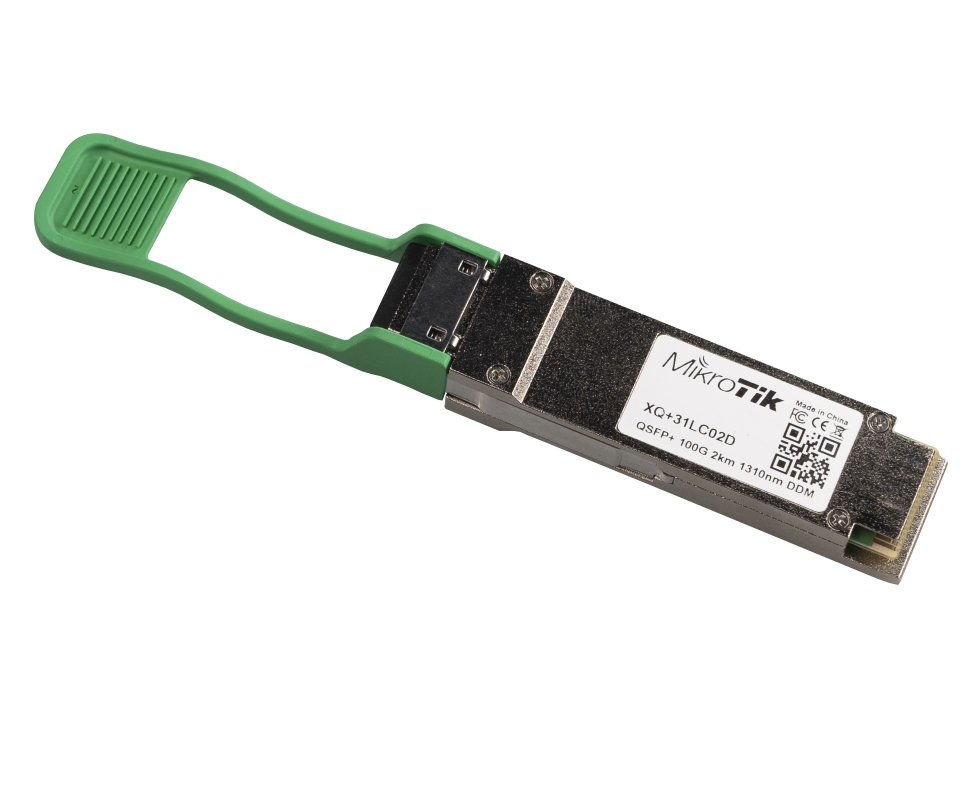 MIKROTIK 100 Gigabitų QSFP28 modulis (XQ+31LC02D)