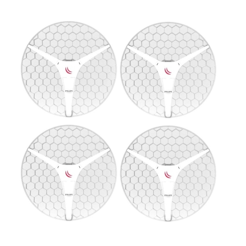 MIKROTIK LHG XL HP5 Dual chain eXtra Large High Power 27dBi 5GHz CPE/Point-to-Point with Integrated Antenna, 4 pack (RBLHG-5HPnD-XL4pack)