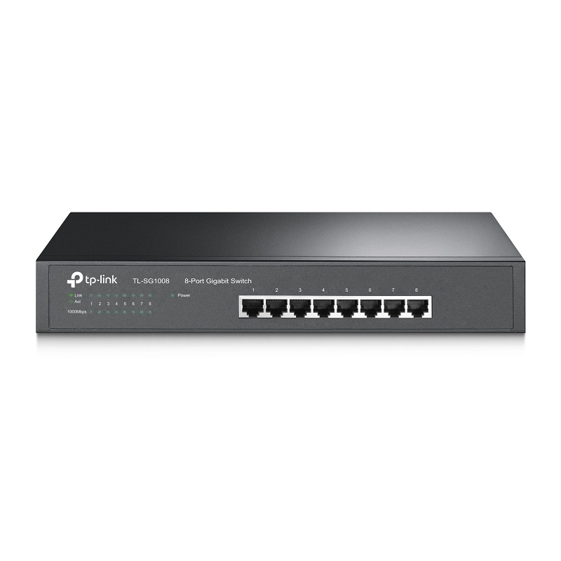 TP-LINK 8 prievadai Gigabit darbalaukio/komutacines spintos komutatorius (TL-SG1008)