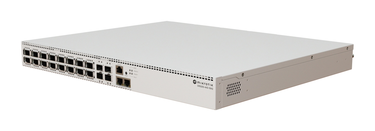 MIKROTIK Greitas, 100Gbps Cloud Router Serijos Komutatorius (CRS520-4XS-16XQ-RM)