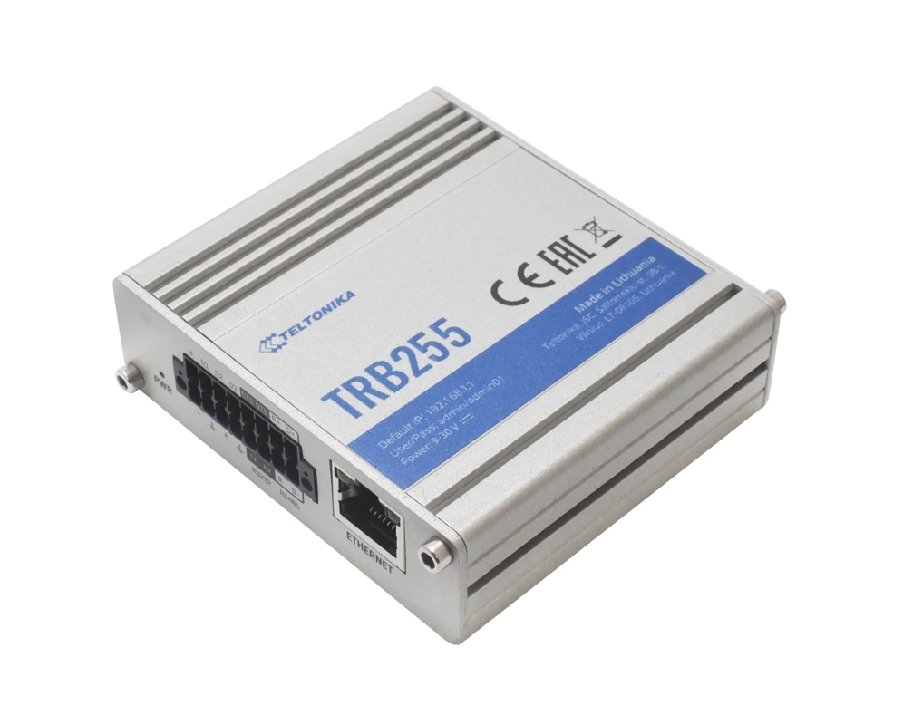 TELTONIKA Pramoninis Mobilus LTE CAT M1 / NB-IOT / EGPRS Sietuvas (TRB255)