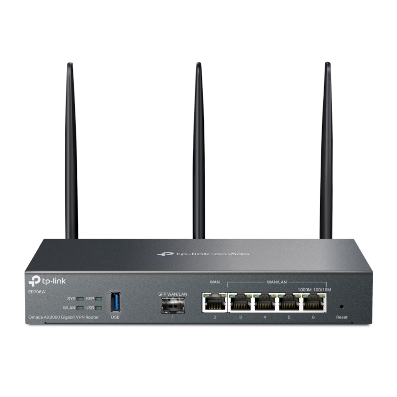 TP-LINK Omada AX3000 WiFi 6 Gigabit VPN Router (ER706W)