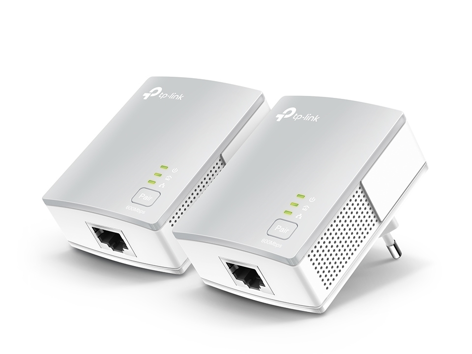 TP-LINK TL-PA4010 rinkinys AV600 nano maitinimo linijos adapteris, rinkinys, ES tipo