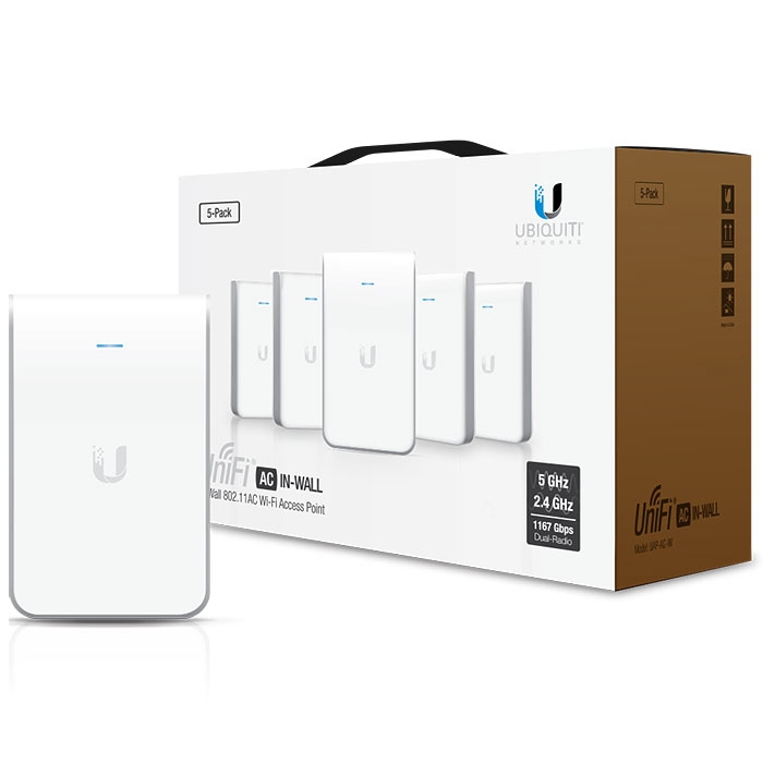 UBIQUITI UniFi AC In-Wall AP 5-pack (UAP-AC-IW-5)