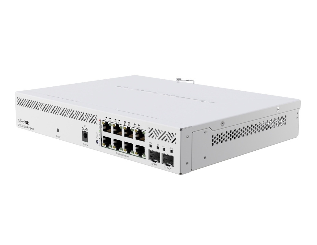 MIKROTIK Cloud Smart Serijos Valdomas POE Komutatorius (CSS610-8P-2S+IN)