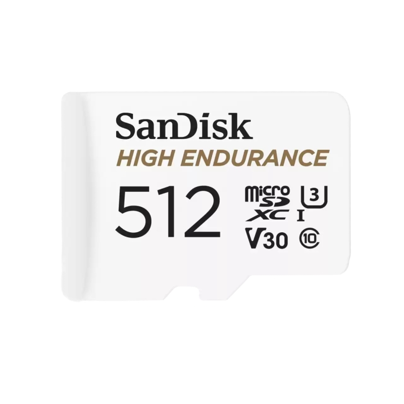 SanDisk High Endurance microSDXC UHS-I Card, 512 GB (SD-MSDXC-HE-512GB)