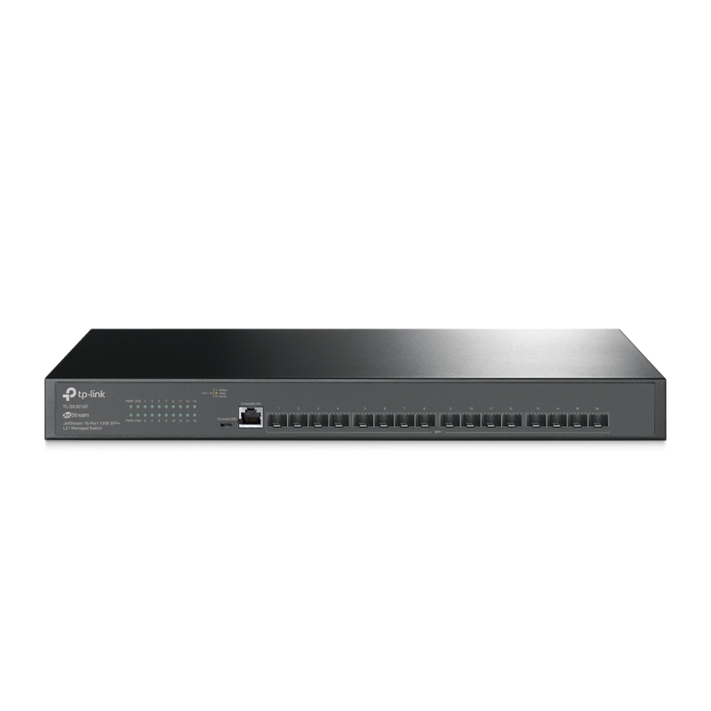 TP-LINK JetStream 16-Port 10GE SFP+ L2+ Managed Switch (TL-SX3016F)