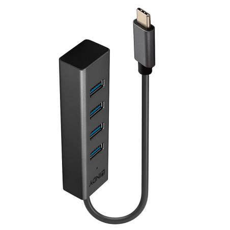 I/O HUB USB-C 4PORT/43325 LINDY|43325