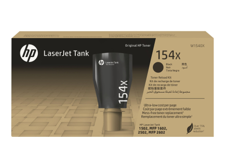 HP 154X High Yield Black Og LJ Toner Kit|W1540X