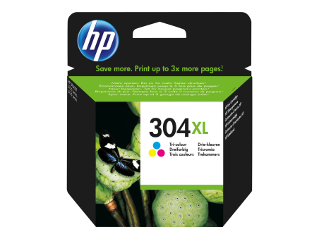 HP 304XL Tri-color Ink Cartridge|N9K07AE#UUS