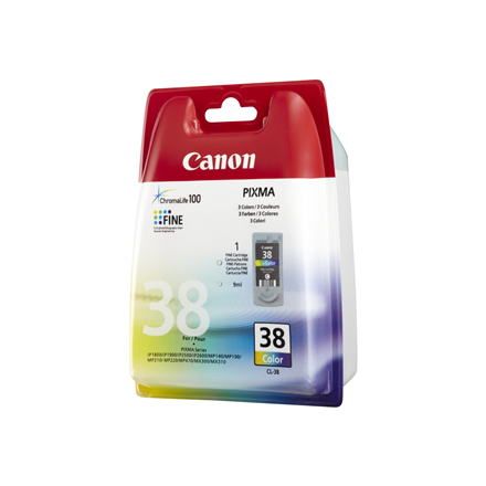 Canon CL-38 Tri-Colour | Ink Cartridge | Cyan, Magenta, Yellow|2146B001