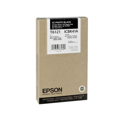 Epson T612100 | Ink cartrige | Photo Black|C13T612100