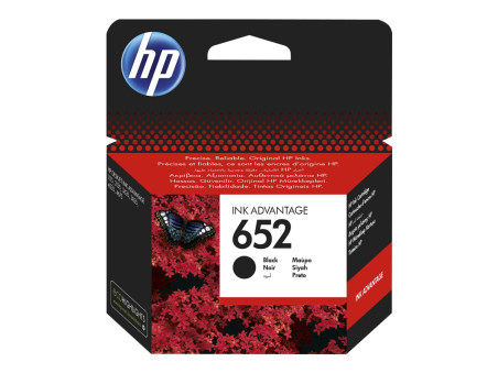 HP 652 Black Original Ink Advantage Cart|F6V25AE#BHL