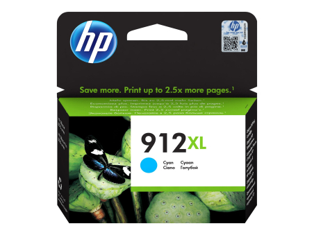 HP 912XL High Yield Cyan Ink|3YL81AE#BGX