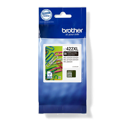 Brother LC422XLBK | Ink Cartridge | Black|LC422XLBK