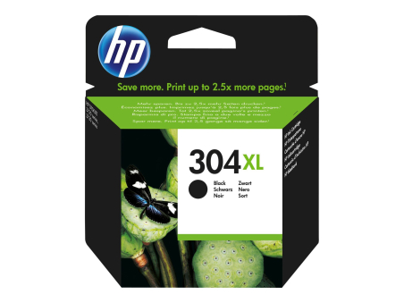 HP 304XL Black Original Ink Cartridge|N9K08AE#ABE