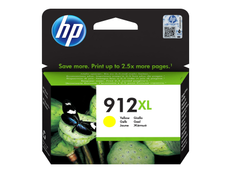 HP 912XL High Yield Yellow Ink|3YL83AE#BGX