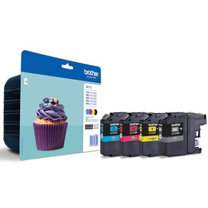 Brother LC-123 | Ink Cartridge | Black, Cyan, Magenta, Yellow|LC123VALBPDR