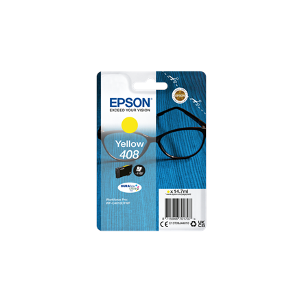 EPSON Singlepack Yellow 408 Ultra Ink|C13T09J44010