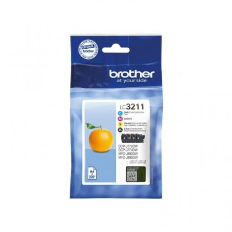 Brother Multipack | LC3211VALDR | Cartridge | Black, cyan, magenta, yellow|LC3211VALDR