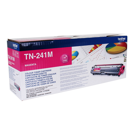 Brother TN-241M | Toner Cartridge | Magenta|TN241M