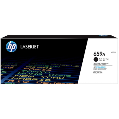 HP 659A Black Toner, 16000 pages, for HP Color LaserJet Enterprise M856dn, M856x|W2010A