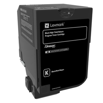 Lexmark 20K Black Return Program Toner Cartridge (CS720, CS725) | Lexmark Black|74C2HK0