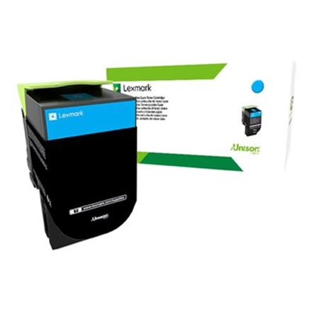 Lexmark 80C2HCE | 802HCE Cyan High Yield Corporate Cartridge (3k) | Cartridge | Cyan|80C2HCE