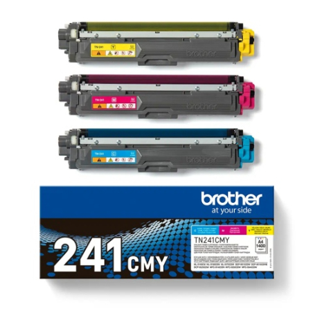 Brother TN241CMY | Toner Multipack | Cyan, Magenta, Yellow|TN241CMY