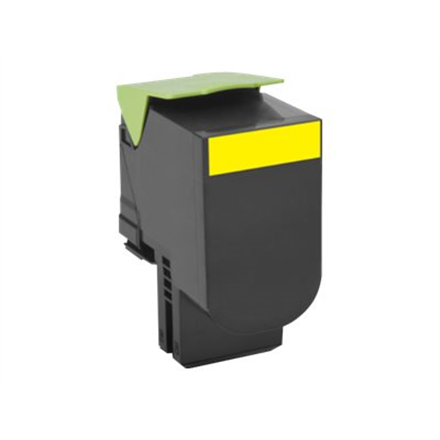 Lexmark 80C2HYE | 802HYE Yellow High Yield Corporate Cartridge (3k) | Cartridge | Yellow|80C2HYE