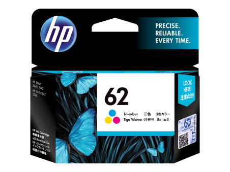 HP 62 Tri-color Ink Cartridge|C2P06AE#UUS