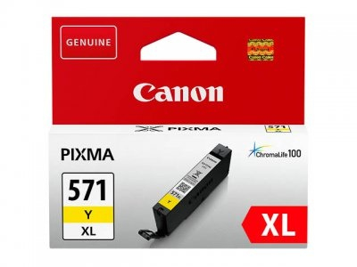 INK CARTRIDGE YELLOW CLI-571XL/0334C001 CANON|0334C001