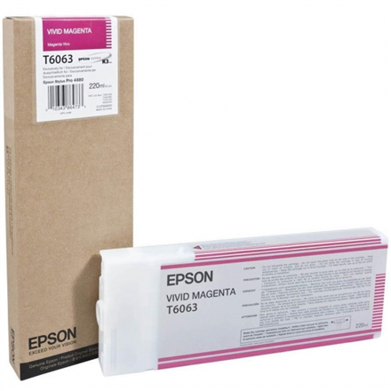 Epson T606300 | Ink Cartridge | Vivid Magenta|C13T606300