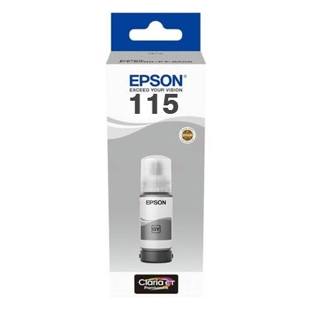 EPSON 115 EcoTank Grey ink bottle|C13T07D54A