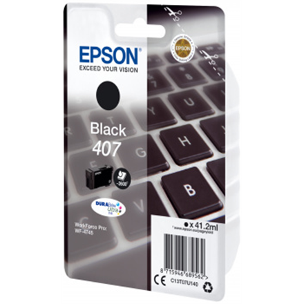 Epson WF-4745 Series | Ink Cartridge L Black | Ink Cartridge | Black|C13T07U140