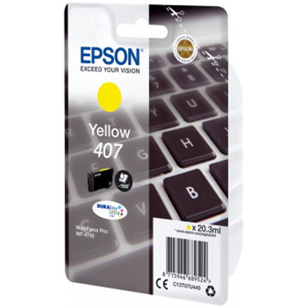 Epson WF-4745 Series | Ink Cartridge L Yellow | Ink Cartridge | Yellow|C13T07U440