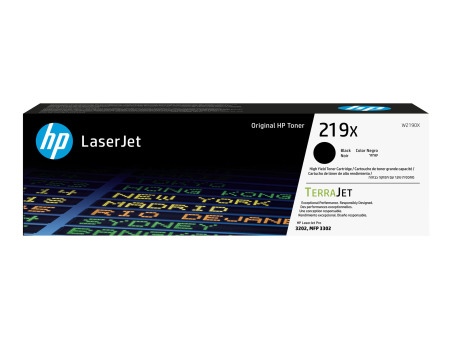 HP TerraJet original toner W2190X, HP 219X, black, 3200p, high capacity|W2190X