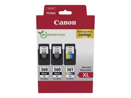 Canon PG-560XLX2/CL-561XL MULTI | Ink cartridges | Colour (cyan, magenta, yellow, black)|3712C009