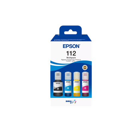 Epson 112 EcoTank 4-colour Multipack | Ink tank | Black, Cyan, Yellow, Magenta|C13T06C64A