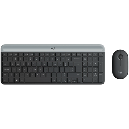 LOGITECH MK470 Slim Wireless Combo - GRAPHITE - RUS|920-009204RUS